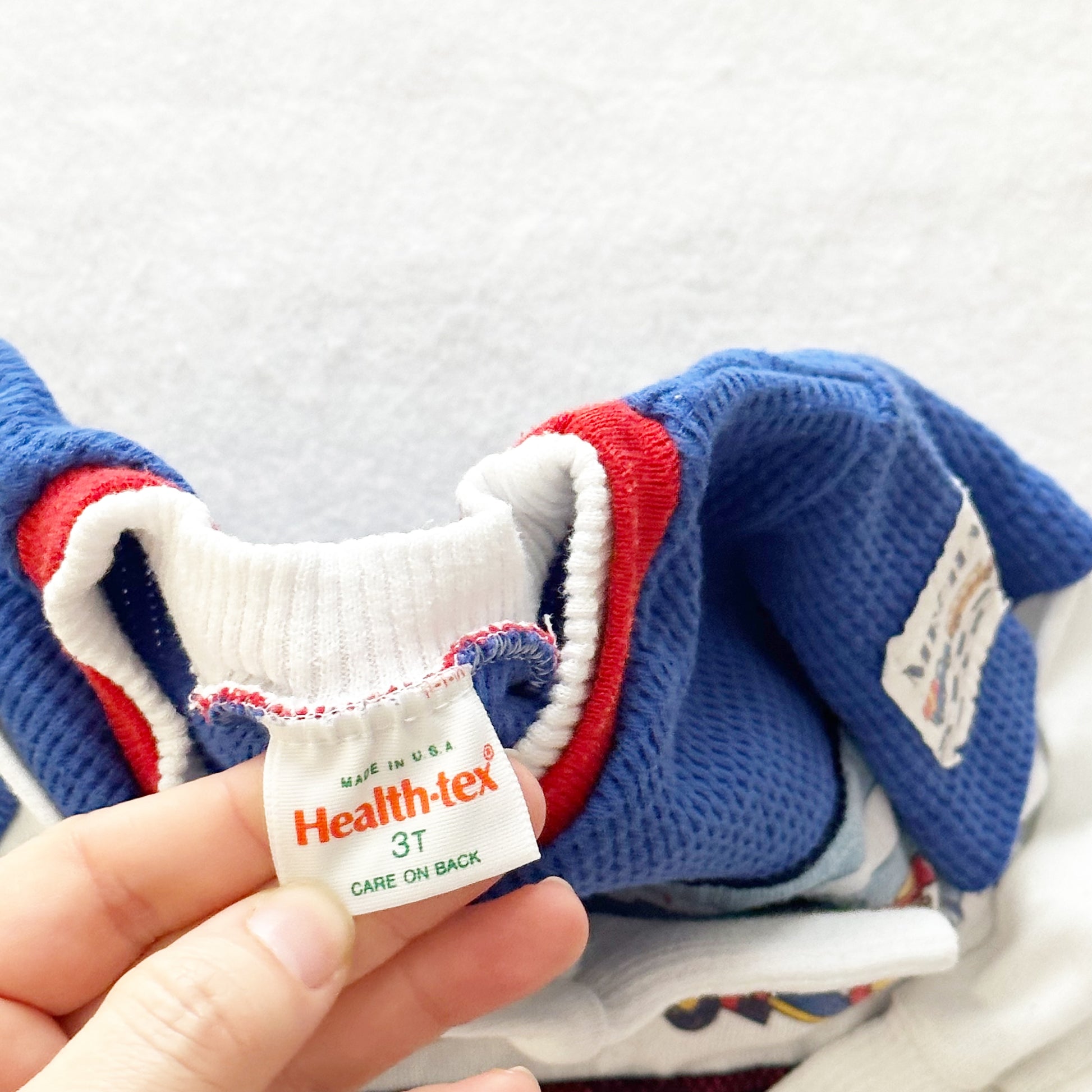 Vintage Healthtex Mechanic Long Sleeve Top: 24m? - Yellow Clover Vintage Kids Clothes