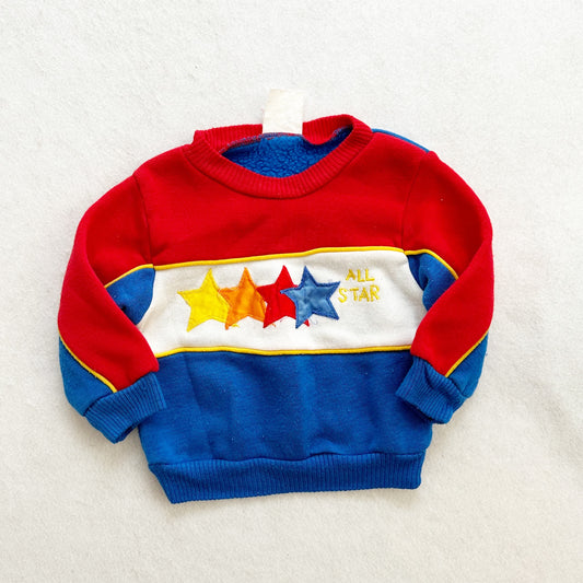 Vintage All Star Sweatshirt: 18m? - Yellow Clover Vintage Kids Clothes