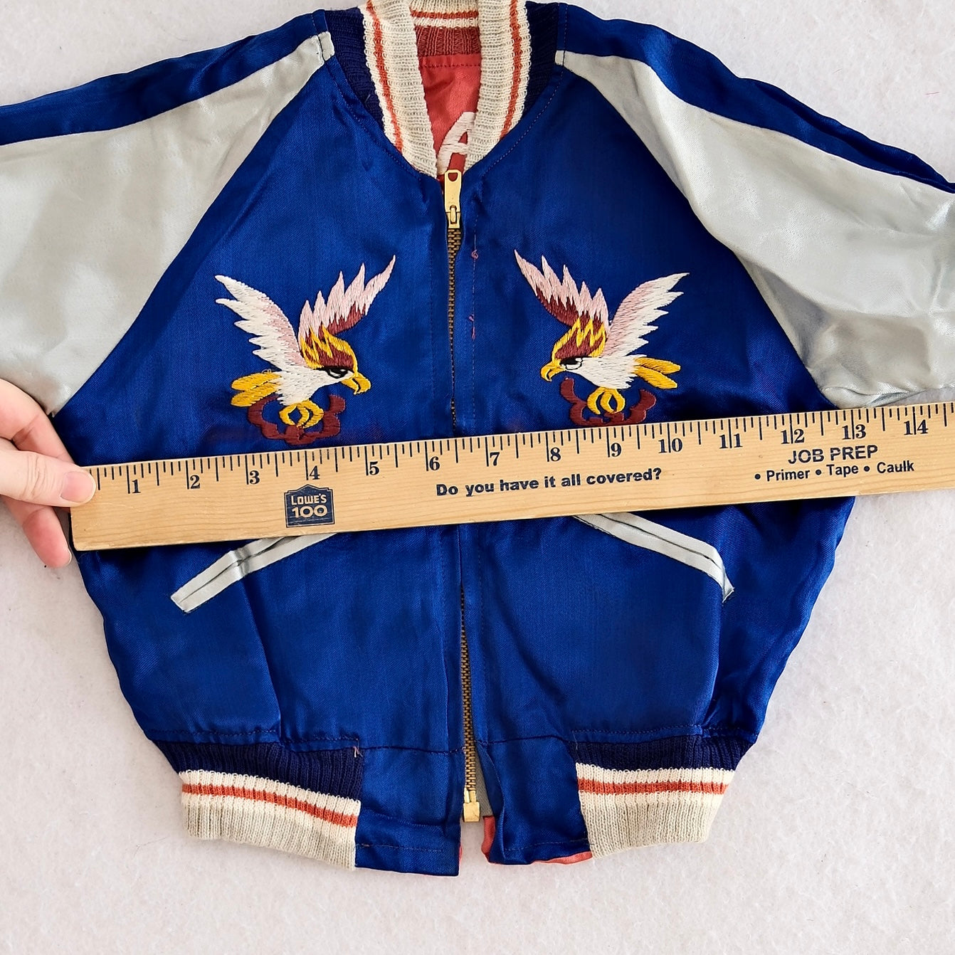 Vintage 1950s Sukajan Style Panama Bomber Jacket: 3T