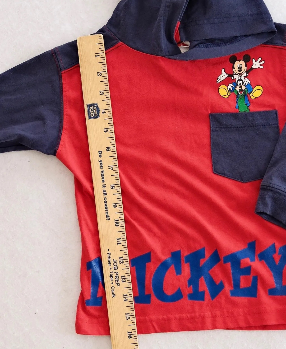 Vintage Mickey for Kids Mickey and Goofy Hooded Pocket Tee: 5T