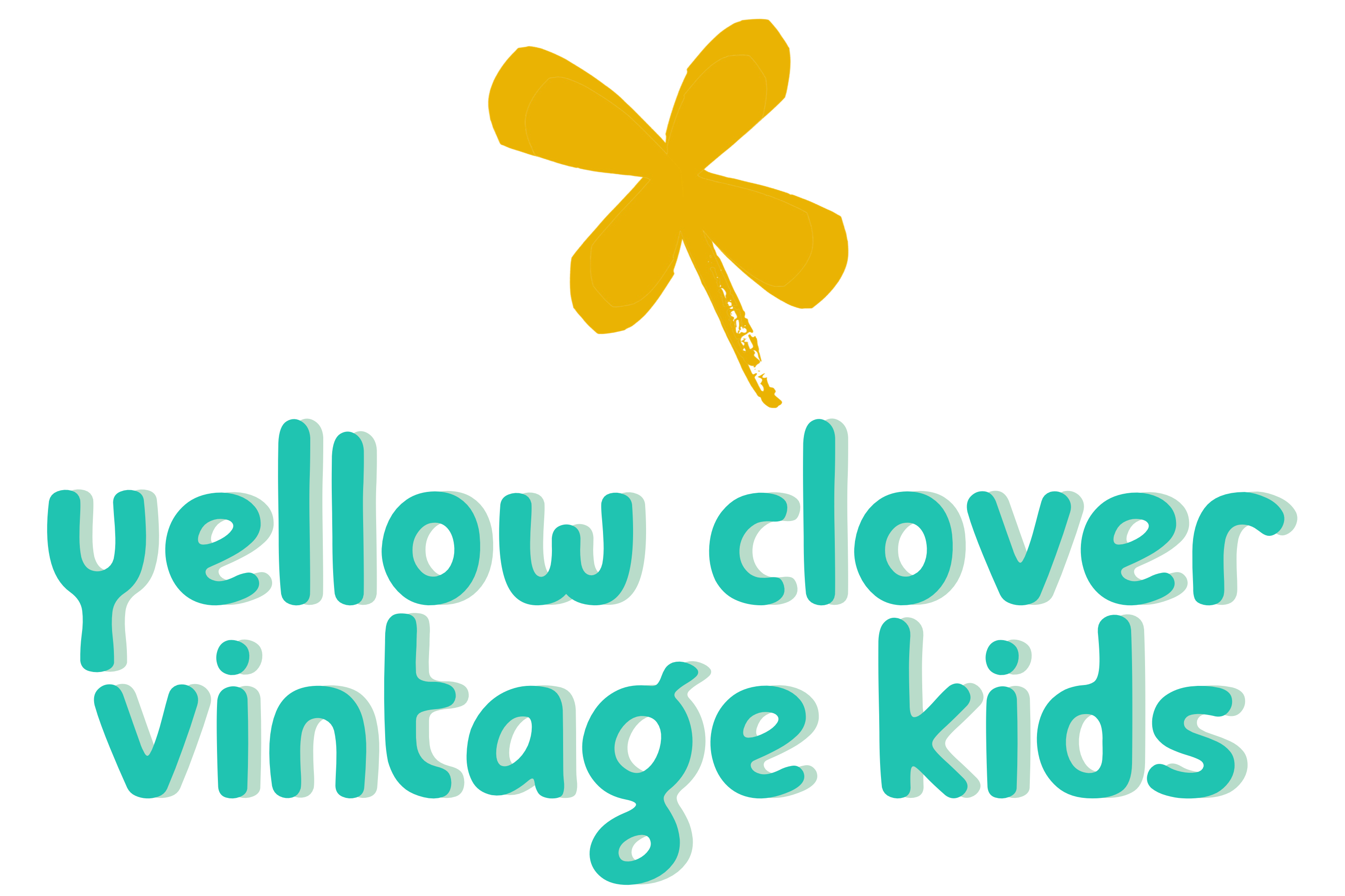 Yellow Clover Vintage Kids Clothes