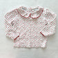 Y2K Basic Editions Floral Ruffle Collar Top: 4T - Yellow Clover Vintage Kids Clothes