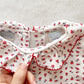 Y2K Basic Editions Floral Ruffle Collar Top: 4T - Yellow Clover Vintage Kids Clothes