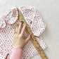 Y2K Basic Editions Floral Ruffle Collar Top: 4T - Yellow Clover Vintage Kids Clothes