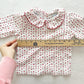 Y2K Basic Editions Floral Ruffle Collar Top: 4T - Yellow Clover Vintage Kids Clothes