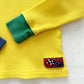 Vintage Gymboree Color Block Thermal Top: 6y? - Yellow Clover Vintage Kids Clothes