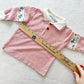 Vintage OshKosh Puppy Parachute Farm Striped Polo: 12m - Yellow Clover Vintage Kids Clothes