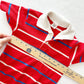 Vintage Sears Red Striped Polo Shirt: 4/5T? - Yellow Clover Vintage Kids Clothes