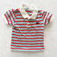 Vintage Izod Lacoste Striped Polo Shirt: 12m - Yellow Clover Vintage Kids Clothes