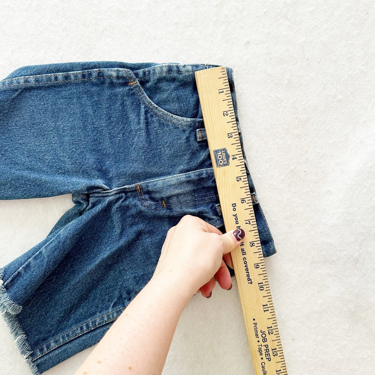 Vintage Rustler Denim Cut Off Shorts: 5T? - Yellow Clover Vintage Kids Clothes