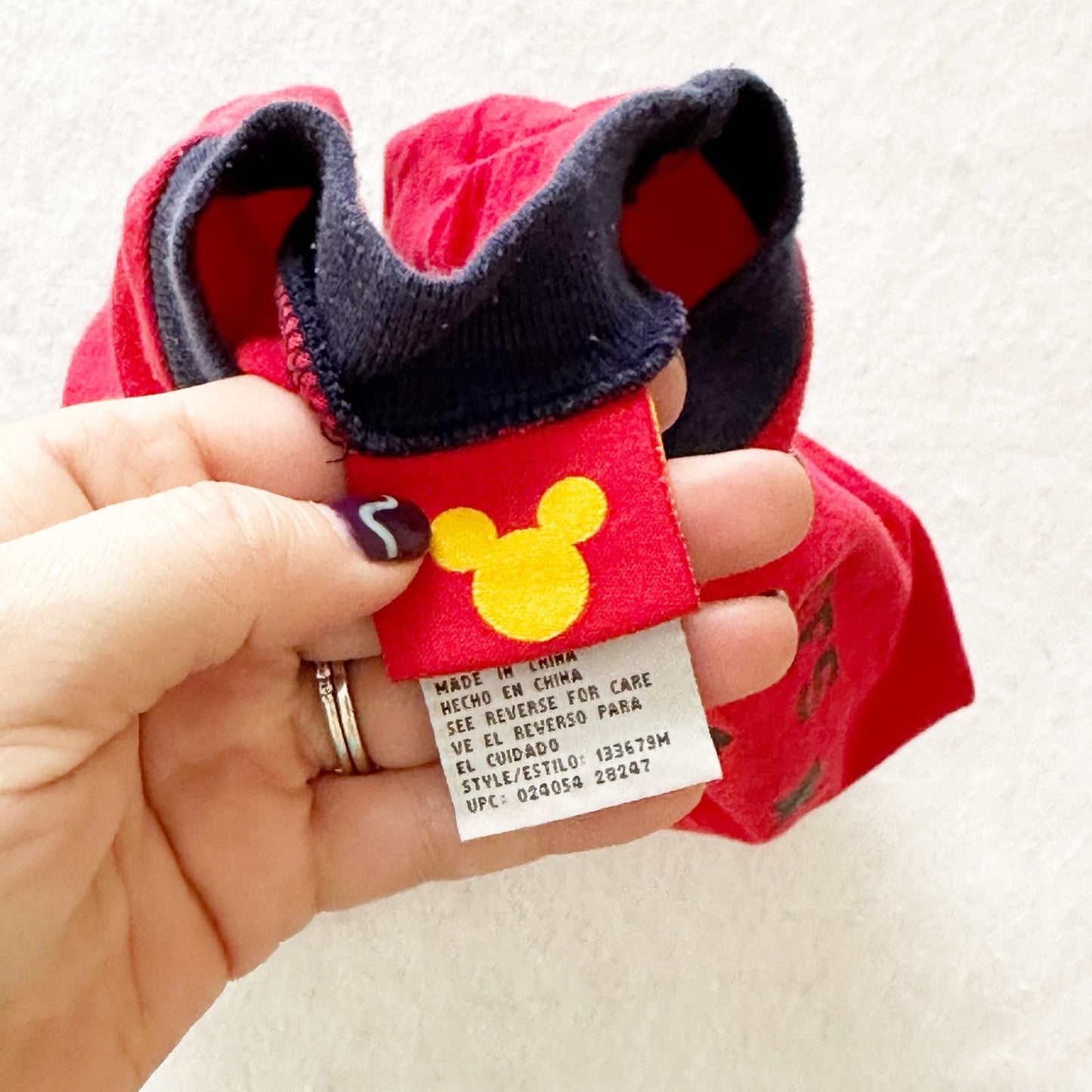 Y2K Disney Mickey Ringer Tee: 24m