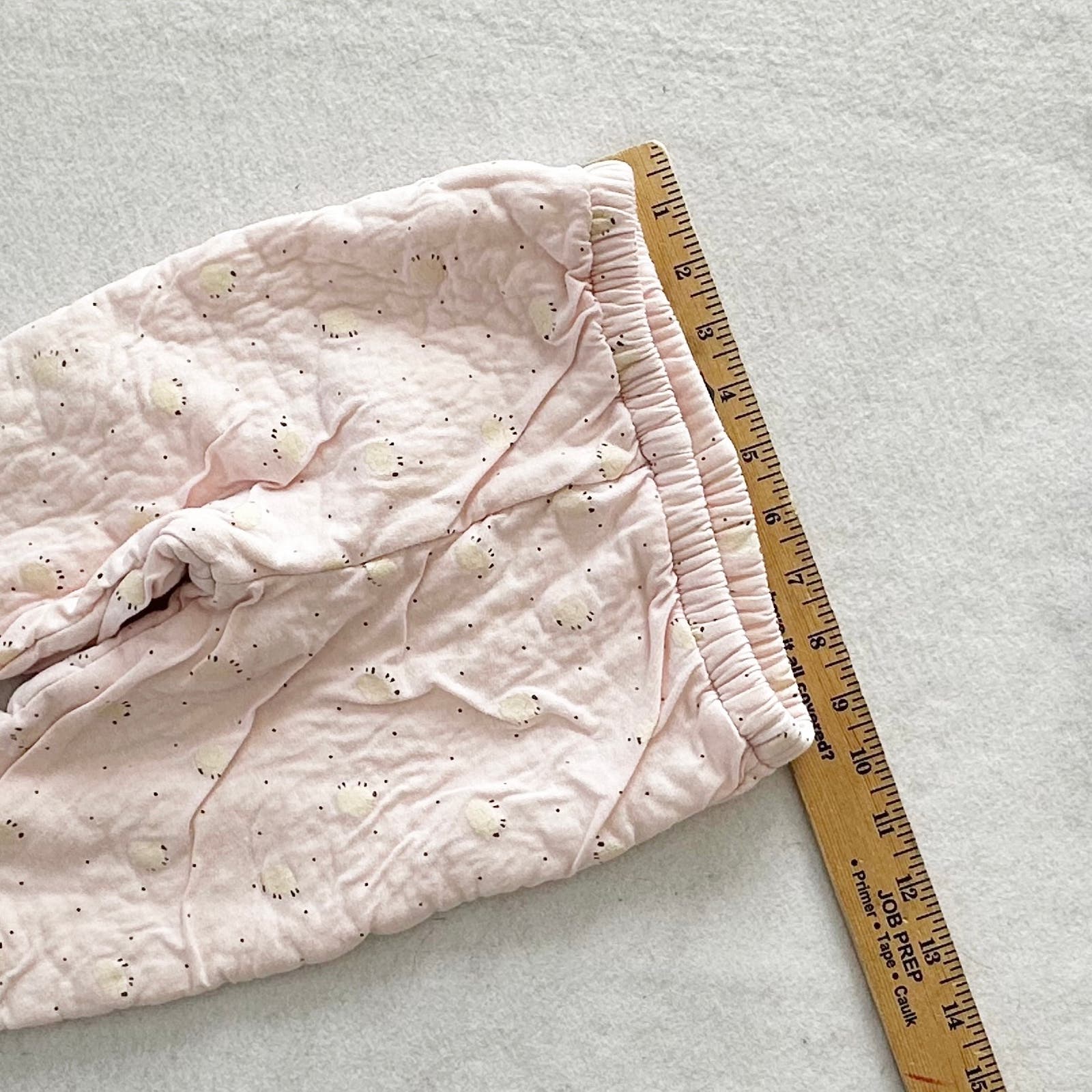 Vintage Flossy Sheep Applique Quilted Sweatshirt Set: 12m - Yellow Clover Vintage Kids Clothes