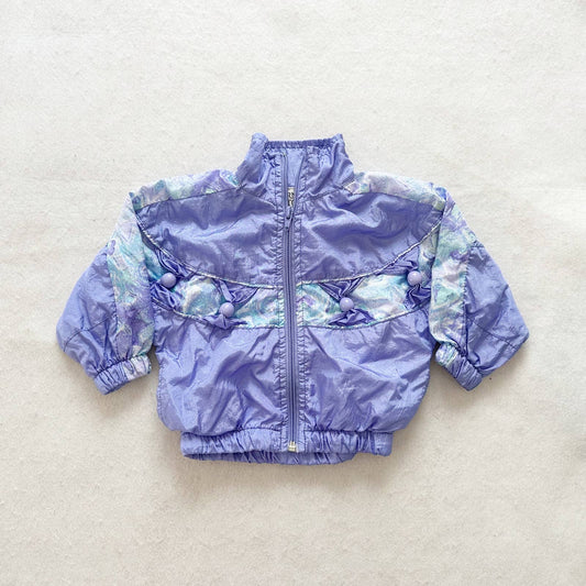 Vintage Corner Stone 90s Windbreaker Jacket: 24m? - Yellow Clover Vintage Kids Clothes