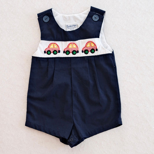 Vintage Samara Car Baby Jon Jon Romper, 6-9M