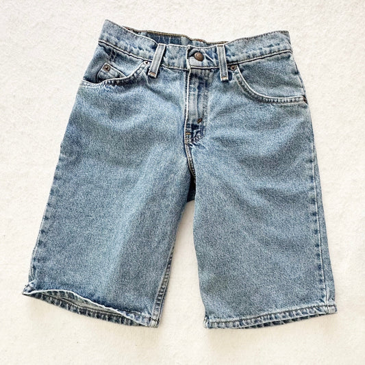 Vintage Levi’s 560 Orange Tab Medium Wash Shorts: 10y? - Yellow Clover Vintage Kids Clothes