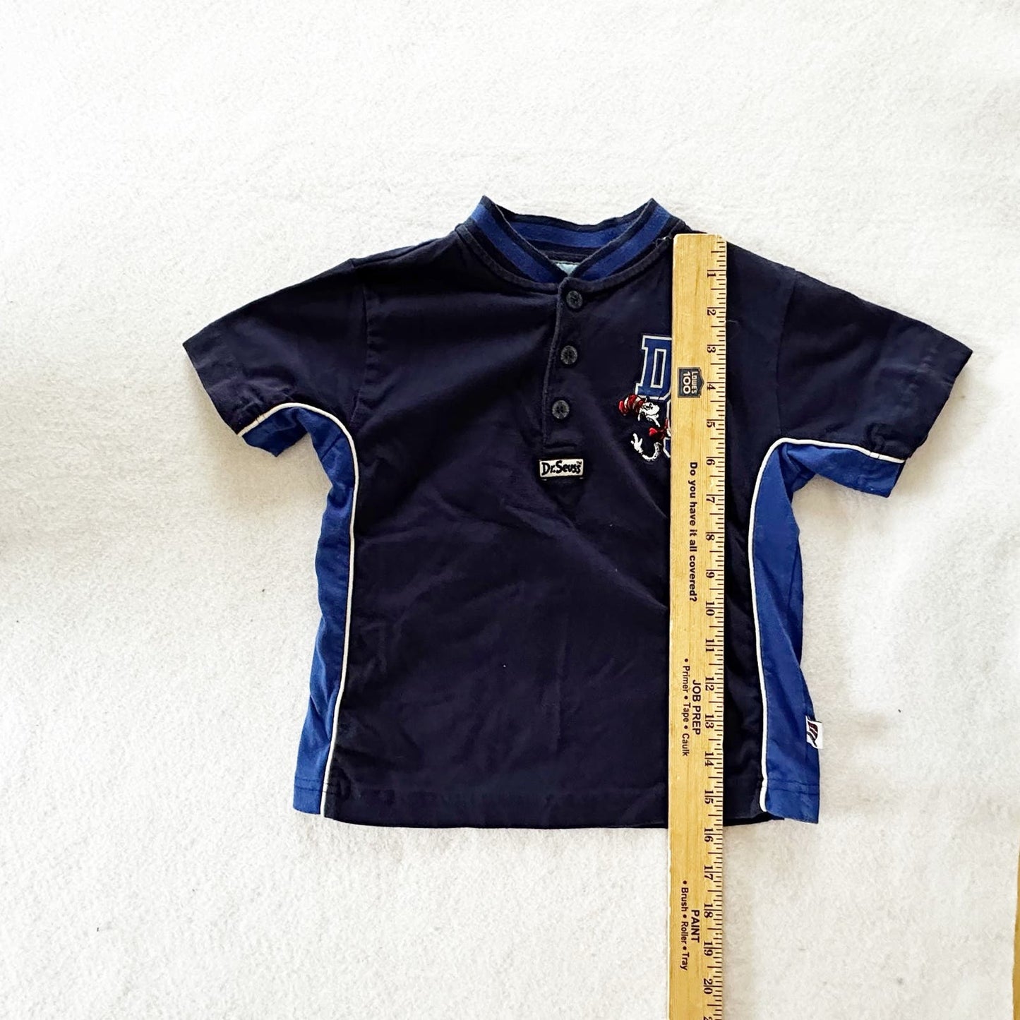 Y2K Dr. Seuss Characters Embroidered Tee: 5T? - Yellow Clover Vintage Kids Clothes