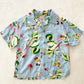 Vintage Disney Store Mickey Hawaiian Button Shirt: 6y - Yellow Clover Vintage Kids Clothes