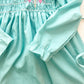 Vintage Polly Flinders Candy Embroidery + Buttons Smocked Dress: 6y - Yellow Clover Vintage Kids Clothes