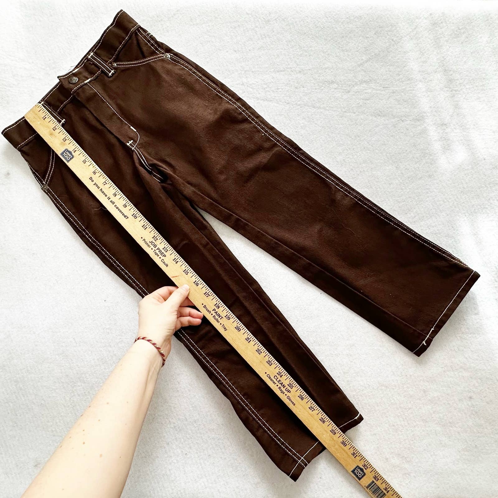 Vintage Unbranded Brown Boys Pants: 10y - Yellow Clover Vintage Kids Clothes