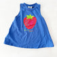 Vintage OshKosh Berry Fun Strawberry Tank Top: 3T - Yellow Clover Vintage Kids Clothes