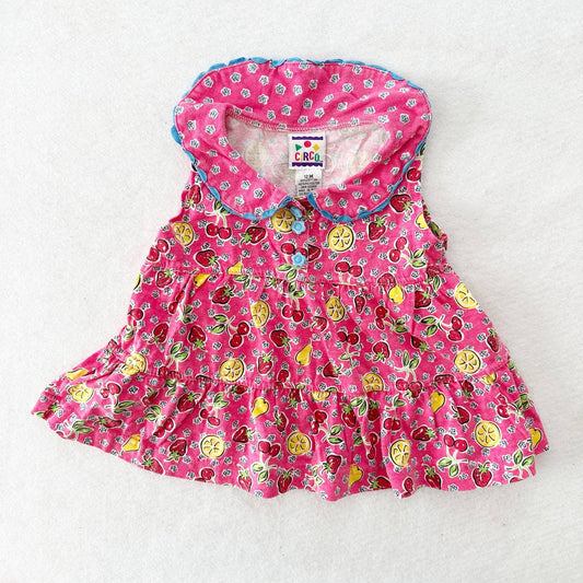 Vintage Circo Strawberry Lemon Swing Tank: 12m - Yellow Clover Vintage Kids Clothes