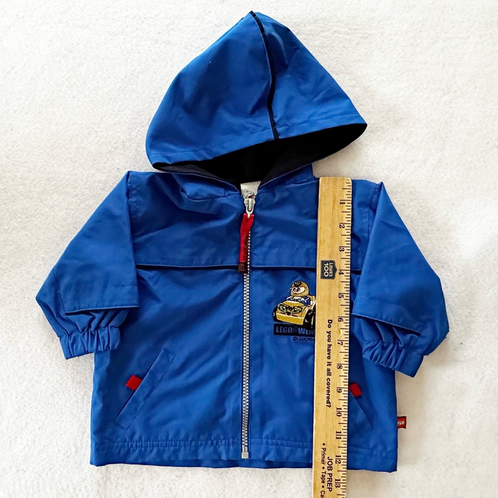 Y2K Lego Wear Racing Embroidered Jacket: 12m? - Yellow Clover Vintage Kids Clothes