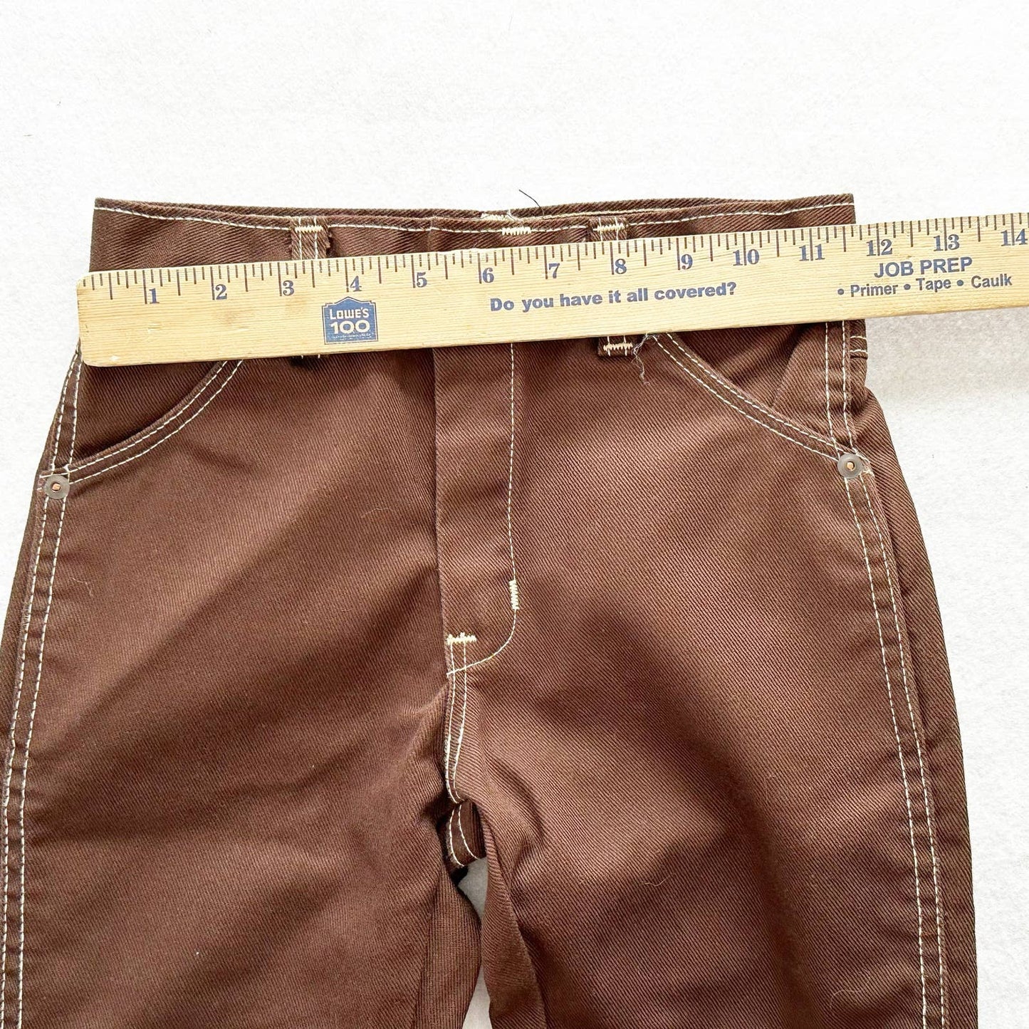Vintage Unbranded Brown Boys Pants: 10y - Yellow Clover Vintage Kids Clothes