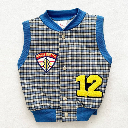 Vintage Buster Brown Sports Quilted Vest: 2T? - Yellow Clover Vintage Kids Clothes