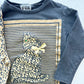 Vintage Fun Company Leopard Appliqué Tee + Leggings: 8y?