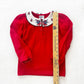 Vintage OshKosh Floral Embroidered Collar Long Sleeve Layer Top: 4T - Yellow Clover Vintage Kids Clothes
