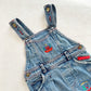 Vintage Tow Away Zone Take a Hike Jogger Overalls: 3T