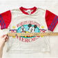 Vintage Mickey & Co. Greatest Heroes Tee: 10y? - Yellow Clover Vintage Kids Clothes