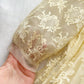 Vintage L’Enfant Cream Lace High Neck Dress: 6y - Yellow Clover Vintage Kids Clothes