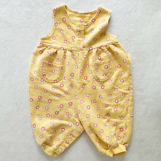 Vintage Baby B’gosh Yellow Flower Print: 9m?