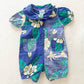 Vintage Baby Guess Tropical Floral Romper: 12m - Yellow Clover Vintage Kids Clothes