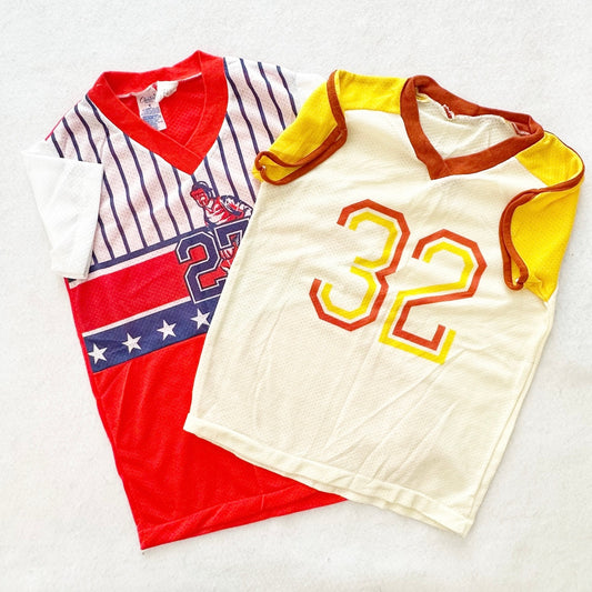 Vintage Carter’s Jersey Style Tees: 8y - Yellow Clover Vintage Kids Clothes