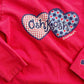 Vintage OshKosh Hearts Long Sleeve Graphic Tee: 6y
