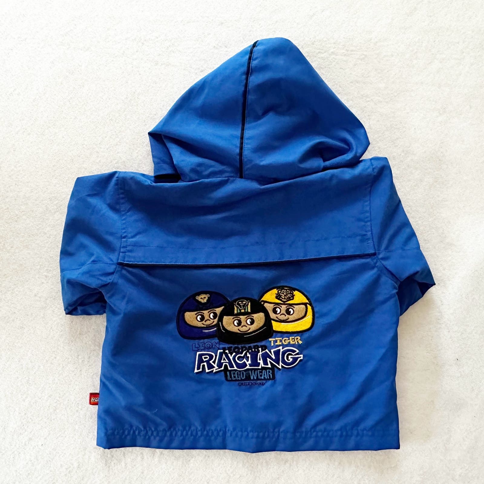 Y2K Lego Wear Racing Embroidered Jacket: 12m? - Yellow Clover Vintage Kids Clothes