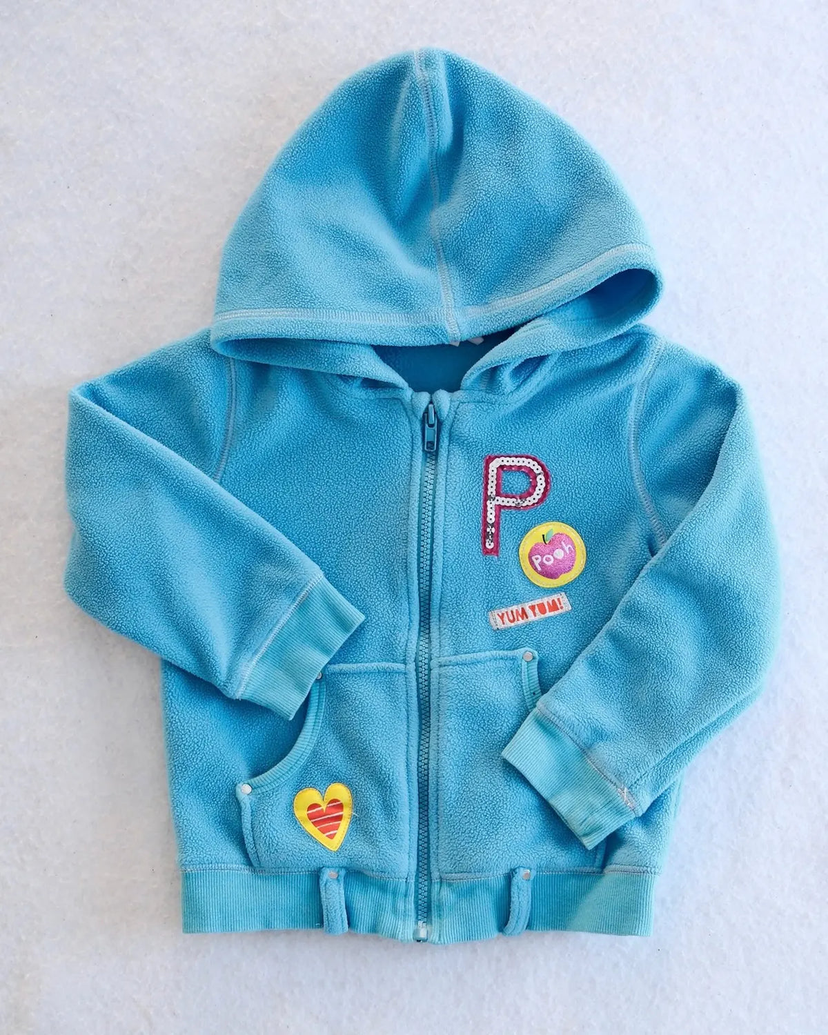 Y2K Euro Disney Winnie the Pooh Embroidered Hoodie: 4T