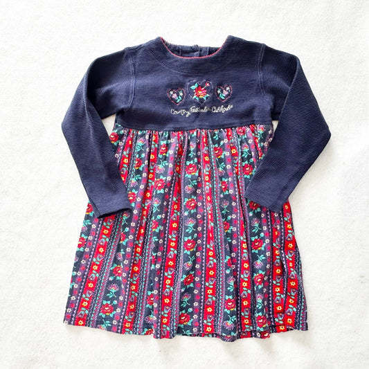 Vintage OshKosh Country Festival Dress: 4T - Yellow Clover Vintage Kids Clothes