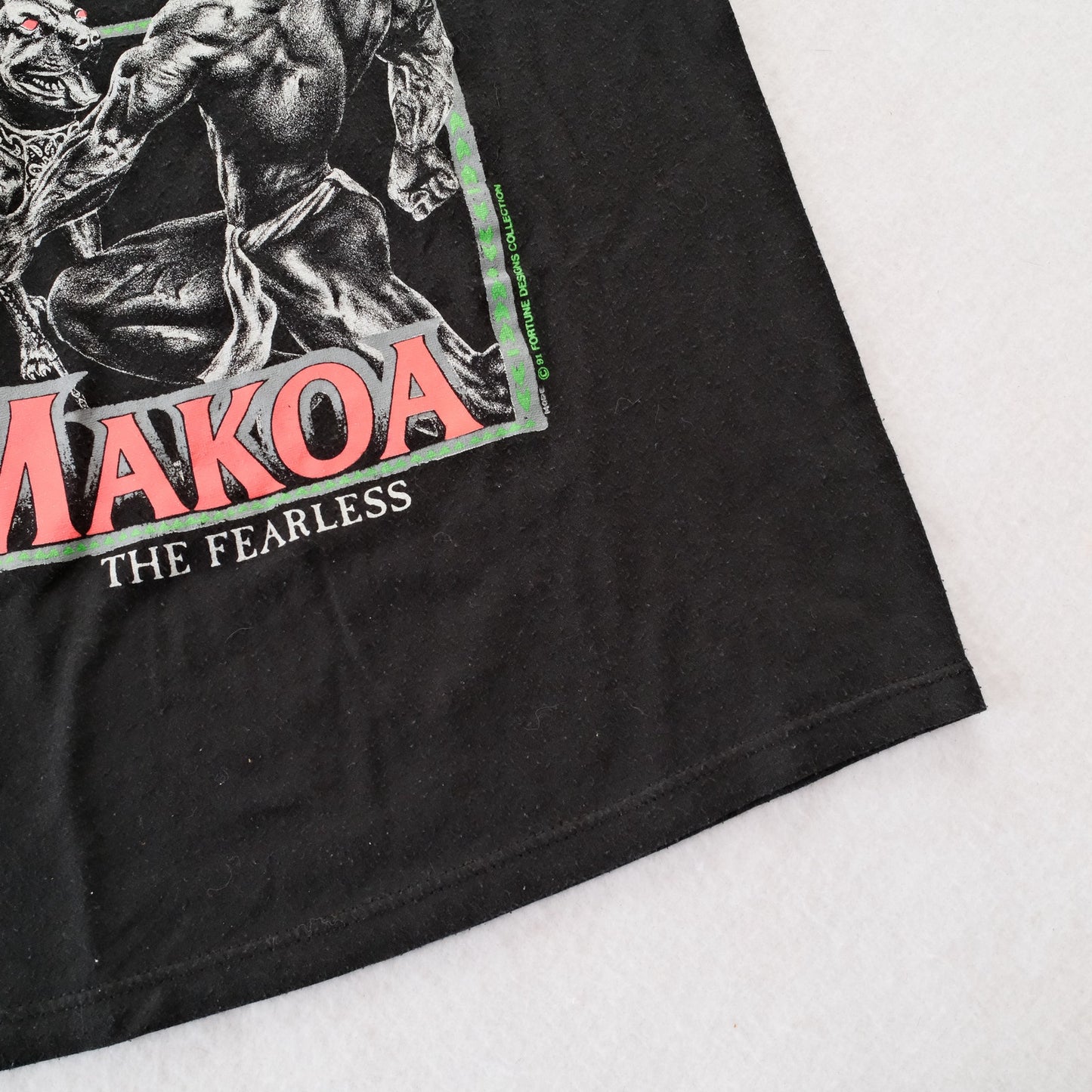 Vintage Makoa the Fearless Jerzees Single Stitch Tee: 8y