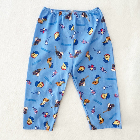 Y2K Disney Pooh Train Pajama Pants: 2T