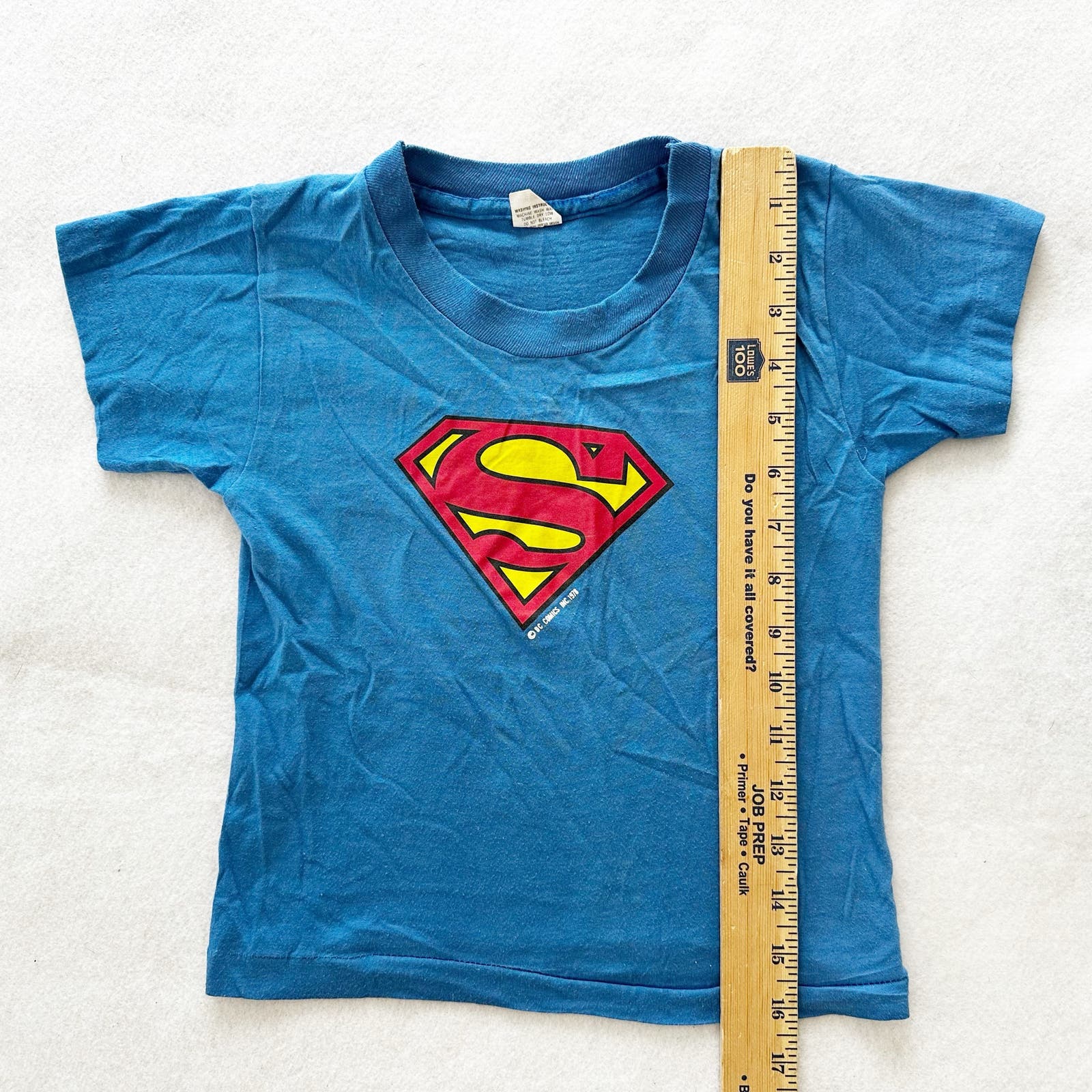Vintage Underoos Superman Crest Tee: 5T? - Yellow Clover Vintage Kids Clothes