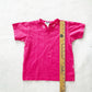 Vintage OshKosh Pink Short Sleeve Layer Tee With Daisy Flowers Embroidered: 4T - Yellow Clover Vintage Kids Clothes