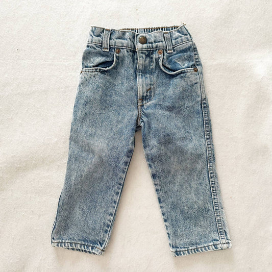 Vintage Levi’s Orange Tab Acid Wash Jeans: 24m? - Yellow Clover Vintage Kids Clothes