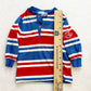 Vintage OshKosh Striped Snap Henley Tee: 12m - Yellow Clover Vintage Kids Clothes