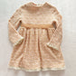 Vintage Cinderella Cream Knit Paisley Print Dress: 5T