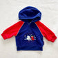 Vintage Baby Elmo Snowman Hooded Fleece Pullover