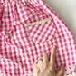 Y2K Samara Watermelon Pink Seersucker Dress: 4T - Yellow Clover Vintage Kids Clothes