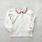 Vintage OshKosh Embroidered Collar Layer Top: 4T - Yellow Clover Vintage Kids Clothes